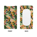 Watercolor Bird Of Paradise Print Changing Pad Cover