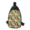 Watercolor Bird Of Paradise Print Chest Bag