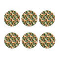 Watercolor Bird Of Paradise Print Coaster Set