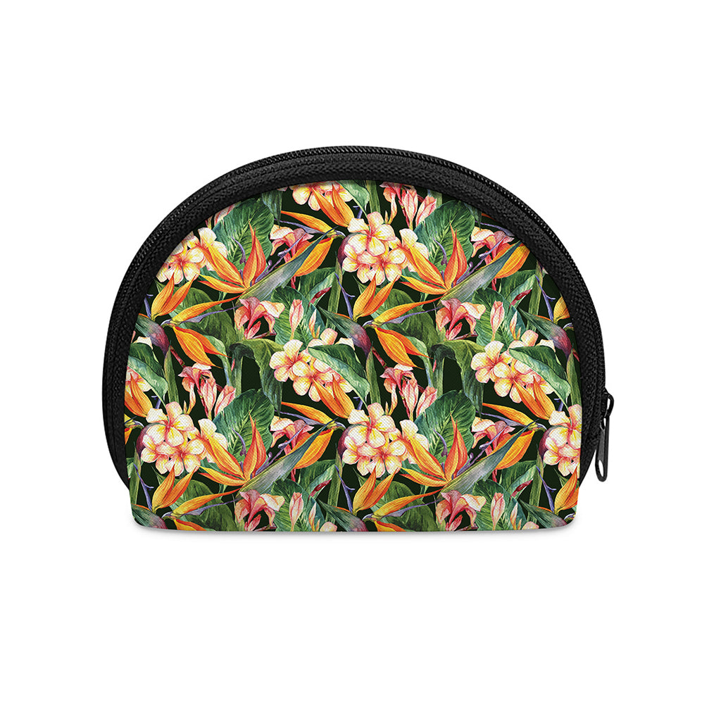Watercolor Bird Of Paradise Print Coin Purse