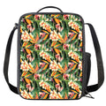 Watercolor Bird Of Paradise Print Crossbody Lunch Bag