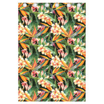 Watercolor Bird Of Paradise Print Curtain