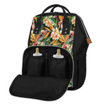 Watercolor Bird Of Paradise Print Diaper Bag