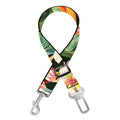 Watercolor Bird Of Paradise Print Dog Seat Belt