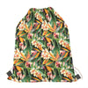 Watercolor Bird Of Paradise Print Drawstring Bag