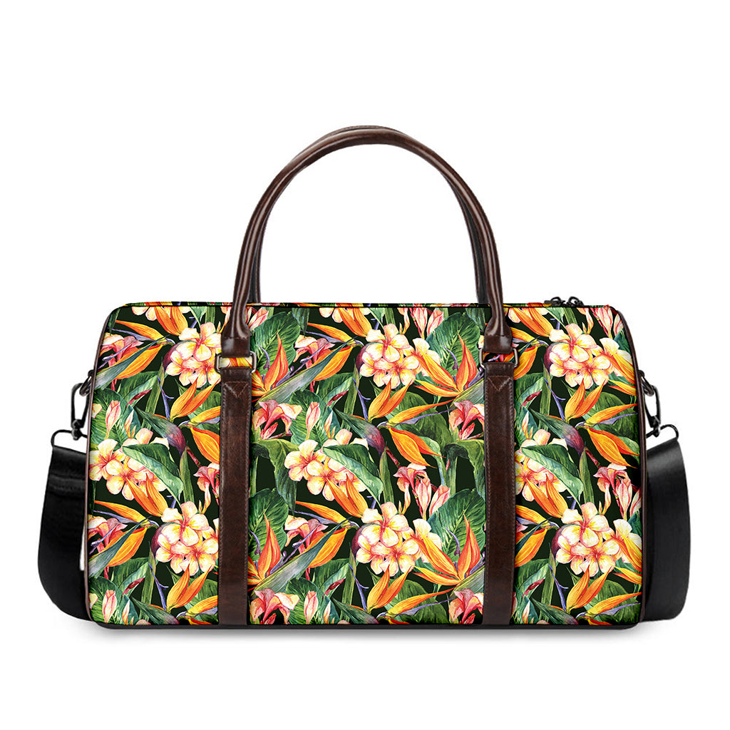 Watercolor Bird Of Paradise Print Duffle Bag