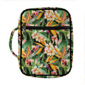 Watercolor Bird Of Paradise Print Front Pocket Bible Bag