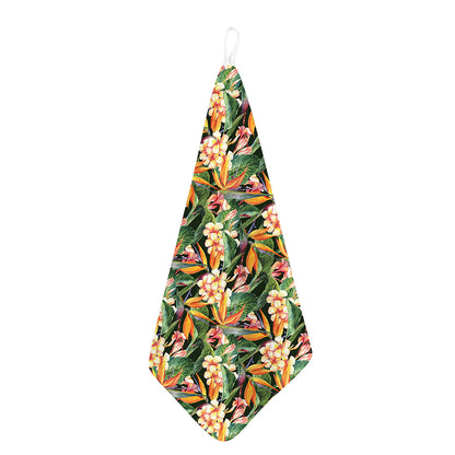 Watercolor Bird Of Paradise Print Hand Towel