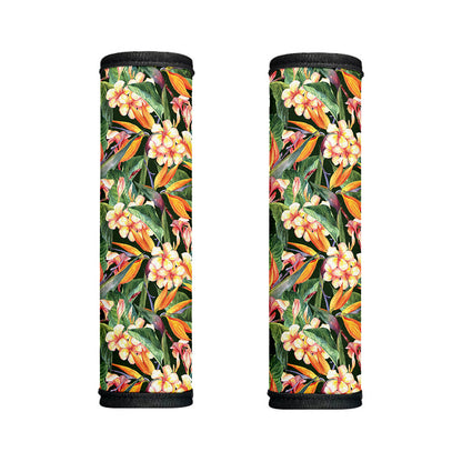 Watercolor Bird Of Paradise Print Handle Covers