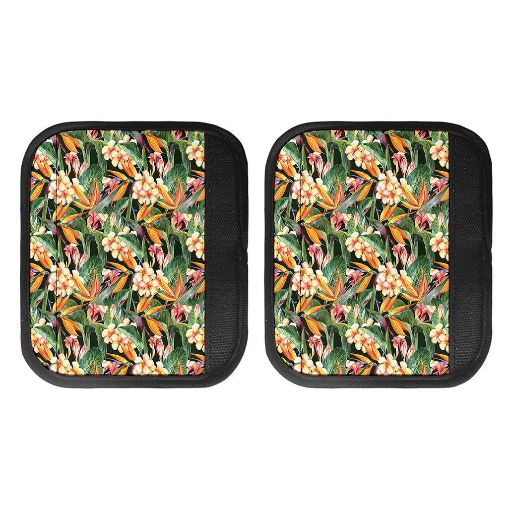 Watercolor Bird Of Paradise Print Handle Covers