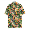 Watercolor Bird Of Paradise Print Hawaiian Shirt