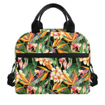 Watercolor Bird Of Paradise Print Insulated Lunch Bag