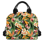 Watercolor Bird Of Paradise Print Insulated Lunch Bag