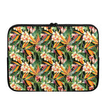 Watercolor Bird Of Paradise Print Laptop Sleeve