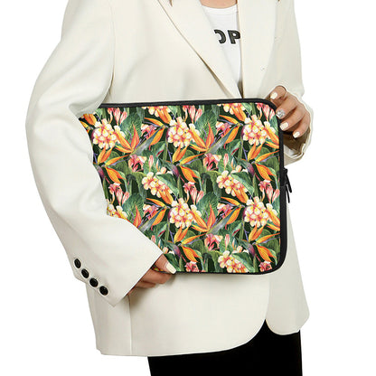 Watercolor Bird Of Paradise Print Laptop Sleeve