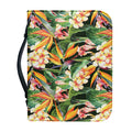 Watercolor Bird Of Paradise Print Leather Bible Cover