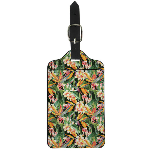 Watercolor Bird Of Paradise Print Luggage Tag