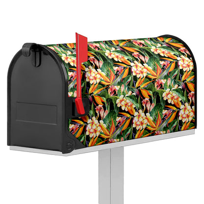 Watercolor Bird Of Paradise Print Mailbox Cover