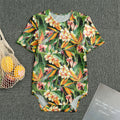 Watercolor Bird Of Paradise Print Men's Bodysuit
