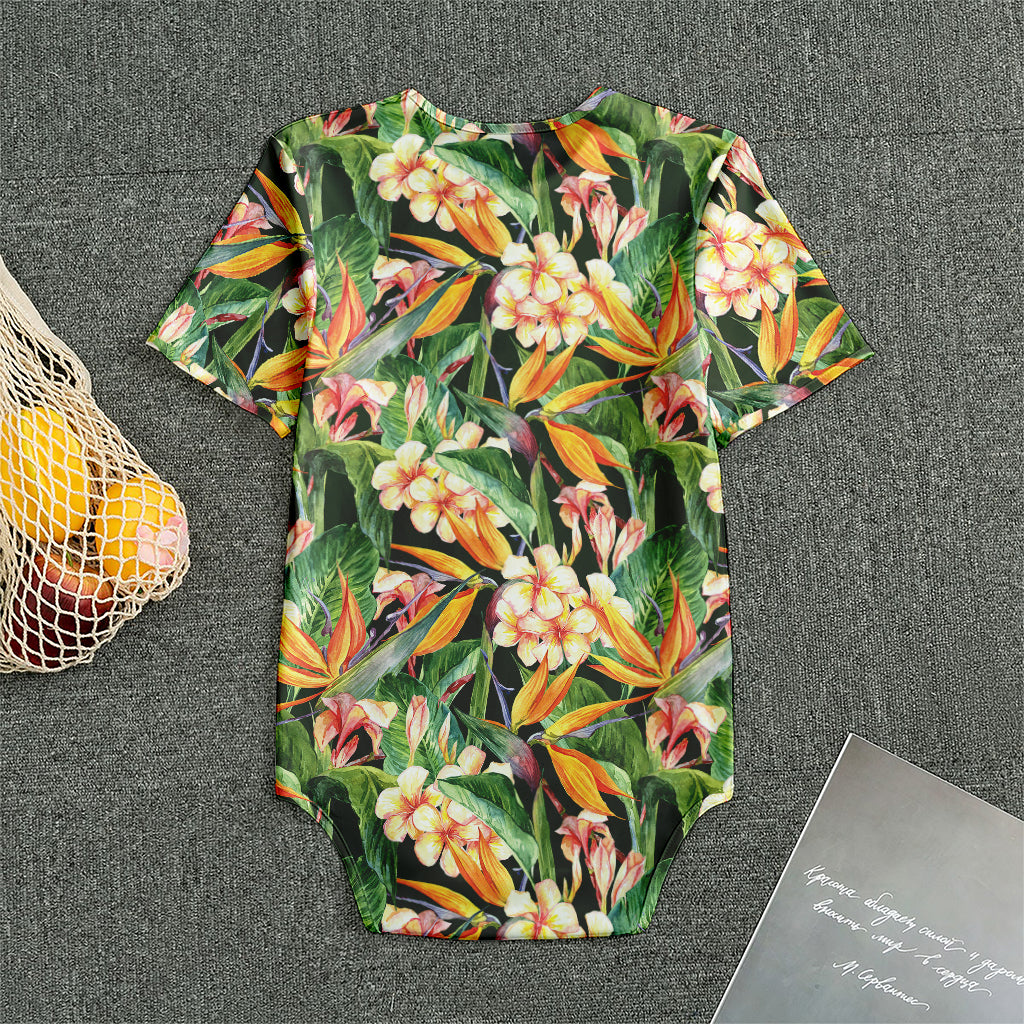 Watercolor Bird Of Paradise Print Men's Bodysuit