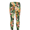 Watercolor Bird Of Paradise Print Men's leggings