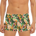 Watercolor Bird Of Paradise Print Men's Short Boxer Briefs
