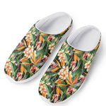 Watercolor Bird Of Paradise Print Mesh Casual Shoes