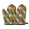 Watercolor Bird Of Paradise Print Oven Mitts
