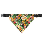 Watercolor Bird Of Paradise Print Over The Collar Dog Bandana