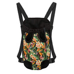 Watercolor Bird Of Paradise Print Pet Carrier Backpack
