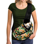 Watercolor Bird Of Paradise Print Pet Sling Carrier