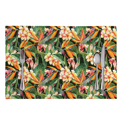 Watercolor Bird Of Paradise Print Placemat
