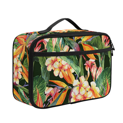 Watercolor Bird Of Paradise Print Portable Lunch Bag