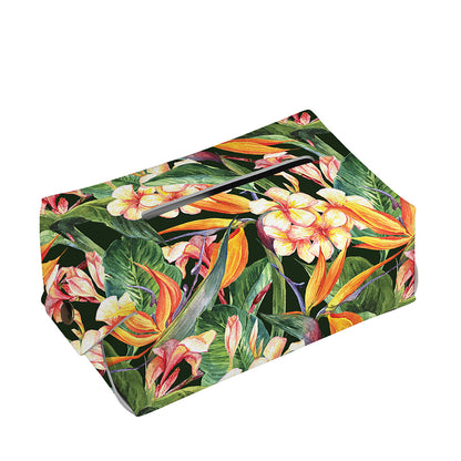 Watercolor Bird Of Paradise Print Rectangle Tissue Box Cover