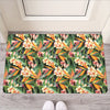 Watercolor Bird Of Paradise Print Rubber Doormat