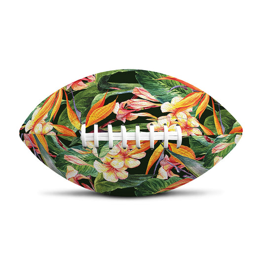 Watercolor Bird Of Paradise Print Rugby Ball