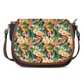 Watercolor Bird Of Paradise Print Saddle Bag