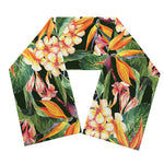 Watercolor Bird Of Paradise Print Scarf