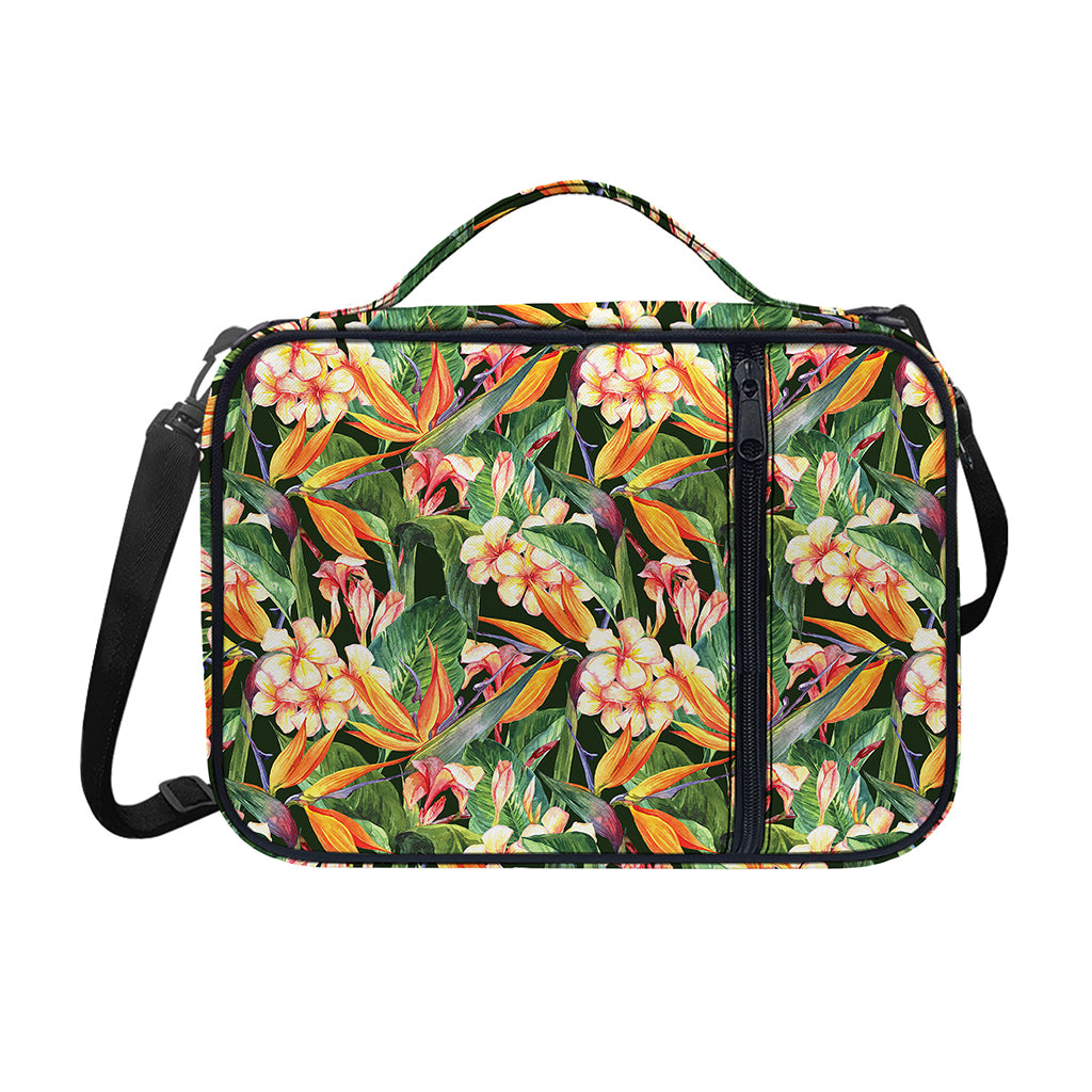 Watercolor Bird Of Paradise Print Shoulder Strap Bible Bag