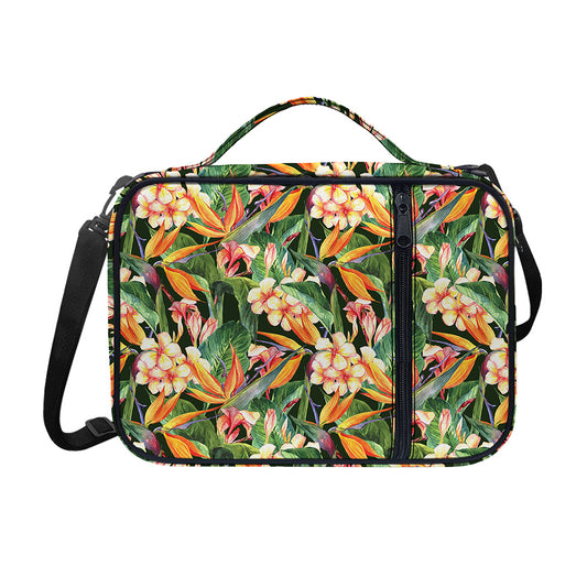 Watercolor Bird Of Paradise Print Shoulder Strap Bible Bag