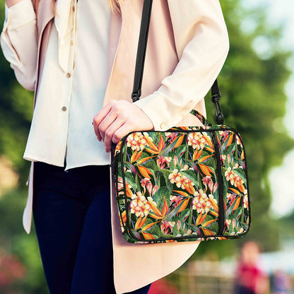 Watercolor Bird Of Paradise Print Shoulder Strap Bible Bag