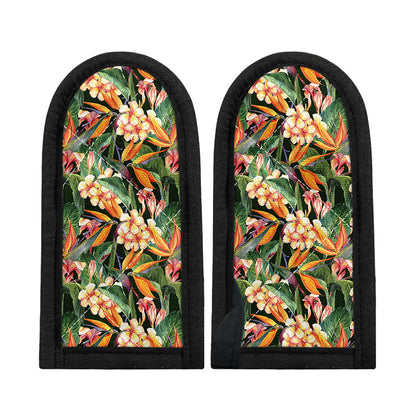 Watercolor Bird Of Paradise Print Skillet Handle Cover