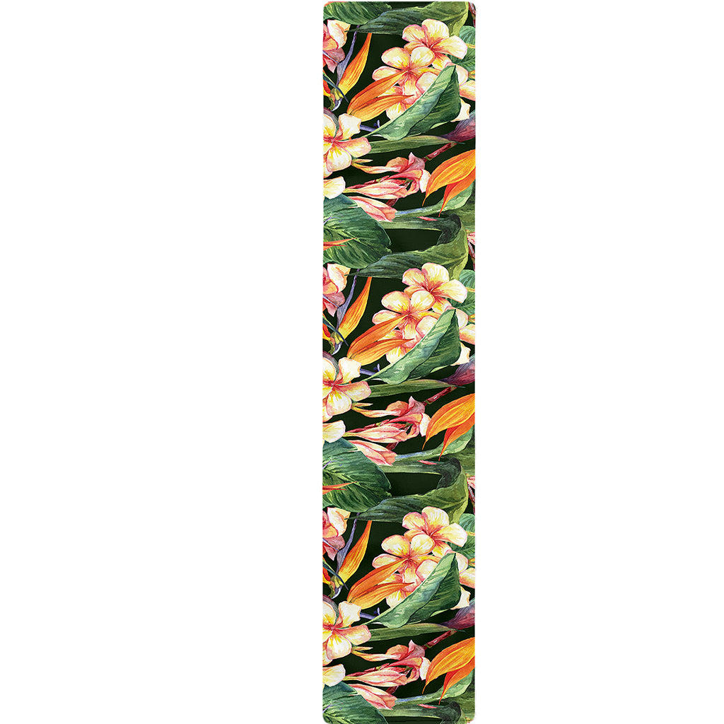 Watercolor Bird Of Paradise Print Table Runner