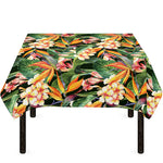 Watercolor Bird Of Paradise Print Tablecloth