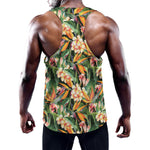 Watercolor Bird Of Paradise Print Training Tank Top