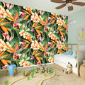 Watercolor Bird Of Paradise Print Wall Sticker