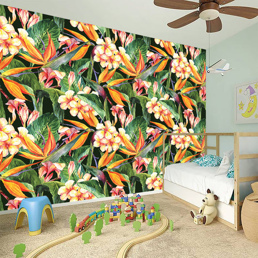 Watercolor Bird Of Paradise Print Wall Sticker