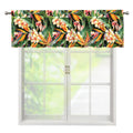 Watercolor Bird Of Paradise Print Window Valance