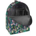 Watercolor Blooming Cactus Print Backpack