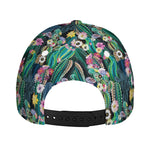 Watercolor Blooming Cactus Print Baseball Cap